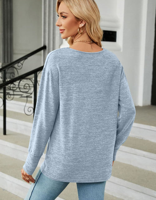 Load image into Gallery viewer, V-Neck Long Sleeve T-Shirt
