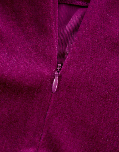Load image into Gallery viewer, Ruched Mock Neck Long Sleeve Dress
