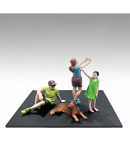 "Figure18 Series 1" 9 piece Figure Set for 1/18 Scale Models by American Diorama