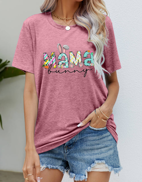 Load image into Gallery viewer, MAMA BUNNY Easter Graphic Tee

