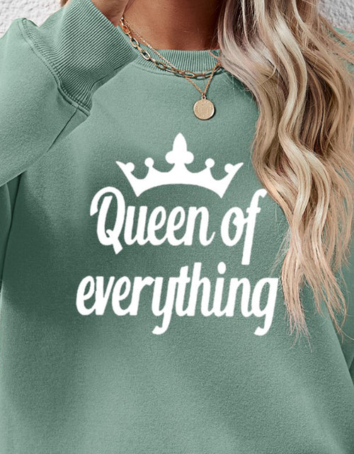 Load image into Gallery viewer, QUEEN OF EVERYTHING Round Neck Sweatshirt
