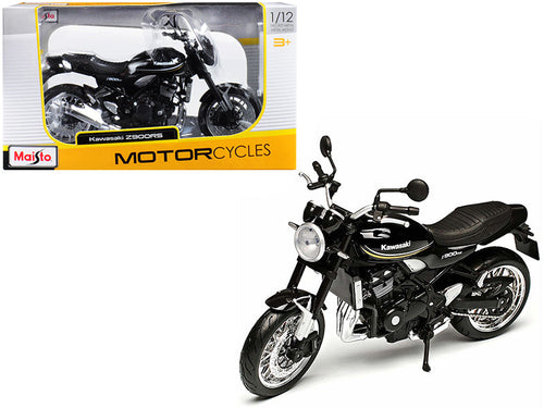 Load image into Gallery viewer, Kawasaki Z900RS Black 1/12 Diecast Motorcycle Model by Maisto
