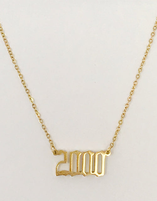 Load image into Gallery viewer, Birth Year Necklace by Ellisonyoung.com
