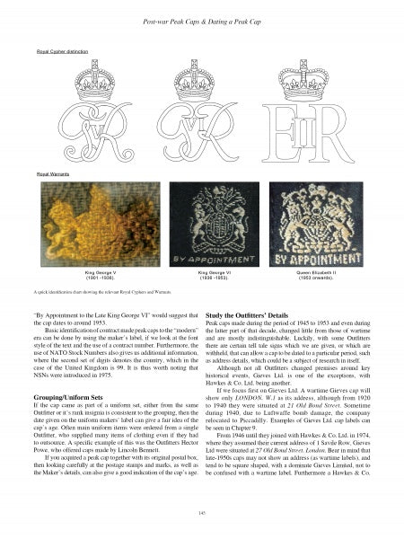 Load image into Gallery viewer, British Officers' Peak Caps of the Second World War by Schiffer Publishing
