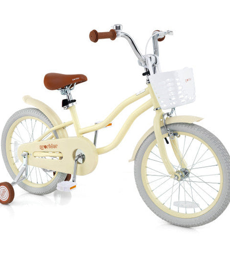 14/16/18 Inch Kids Bike Adjustable with Training Wheels Ages 3-8 Years Olds-18 inches