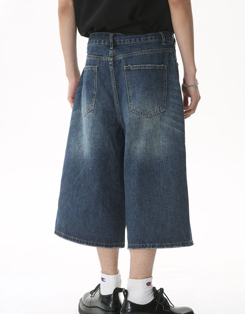 Load image into Gallery viewer, Wide Leg Cropped Jeans
