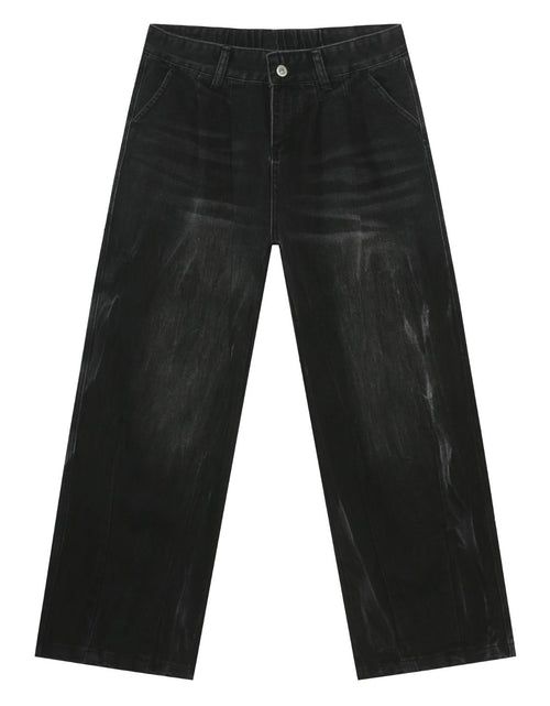 Load image into Gallery viewer, Men's High Waist Washed Jeans
