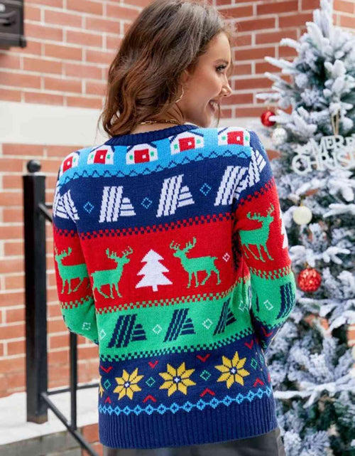 Load image into Gallery viewer, Christmas Round Neck Sweater
