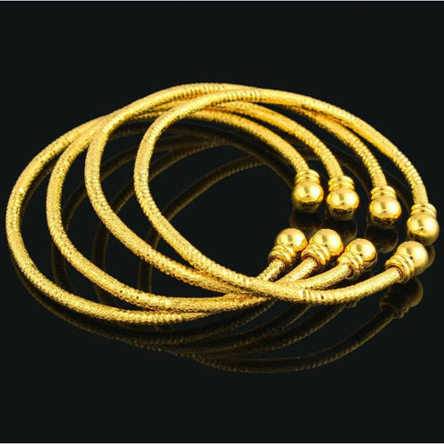Load image into Gallery viewer, 18k High Polish Finish COCO Head Bangles
