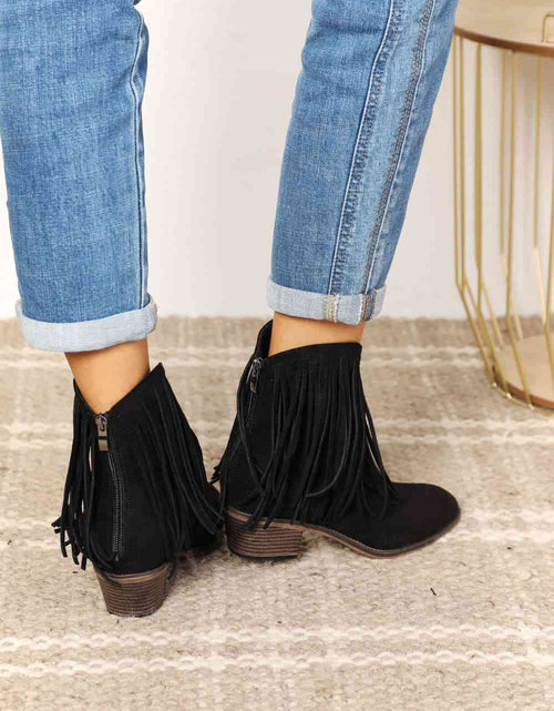 Load image into Gallery viewer, Legend Women's Fringe Cowboy Western Ankle Boots
