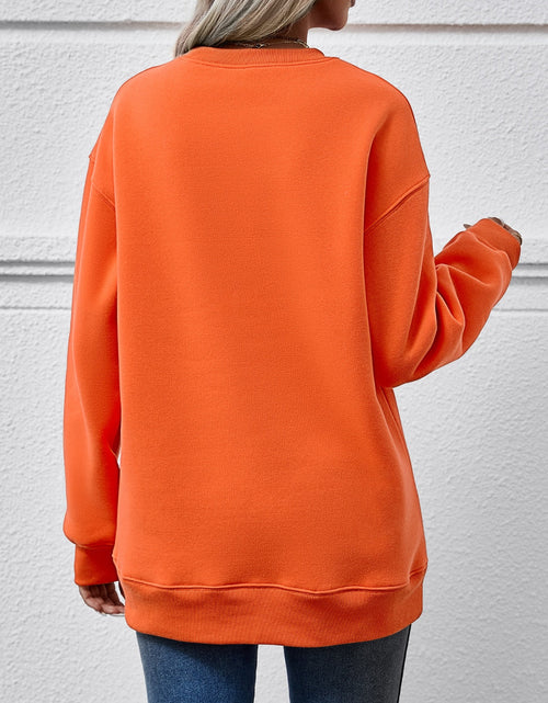 Load image into Gallery viewer, Letter Graphic Round Neck Sweatshirt
