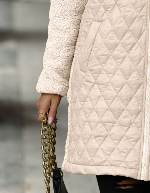 Load image into Gallery viewer, Texture Zip Up Long Sleeve Hooded Coat
