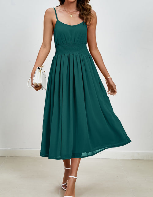 Load image into Gallery viewer, Scoop Neck Midi Cami Dress
