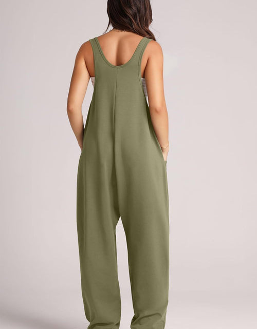 Load image into Gallery viewer, Lovelet V-Neck Wide Strap Overalls
