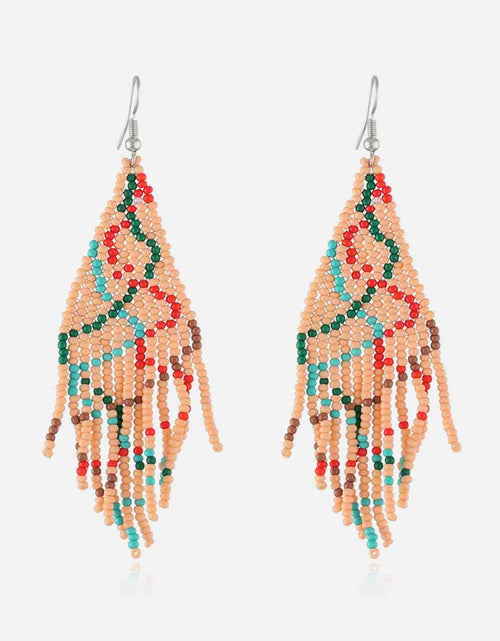 Load image into Gallery viewer, Christmas Beaded Earrings
