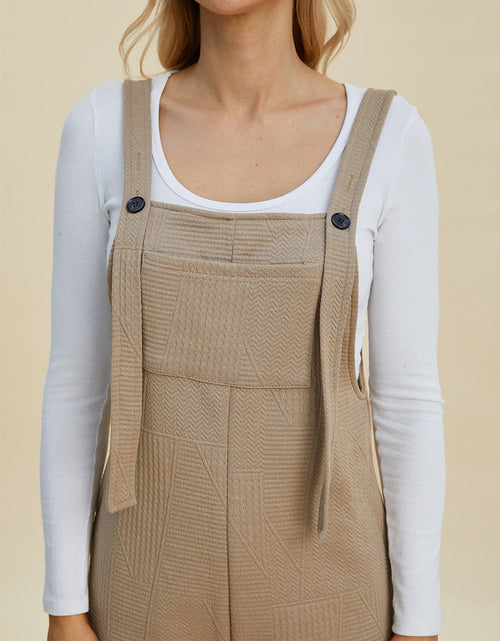 Load image into Gallery viewer, Double Take Full Size Texture Sleeveless Romper
