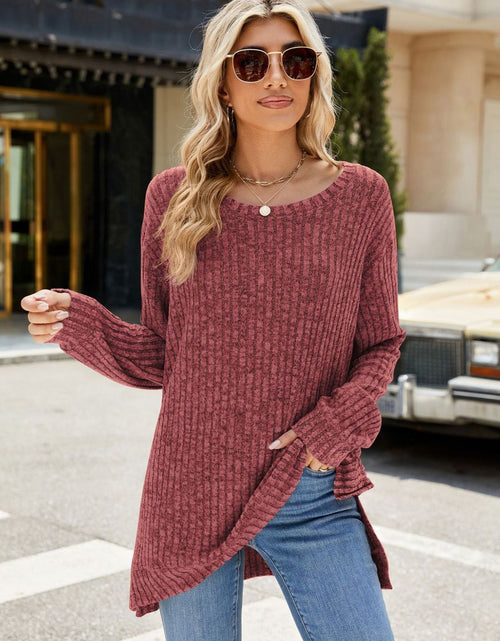 Load image into Gallery viewer, Round Neck Long Sleeve T-Shirt
