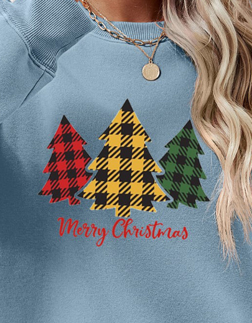 Load image into Gallery viewer, MERRY CHRISTMAS Dropped Shoulder Sweatshirt
