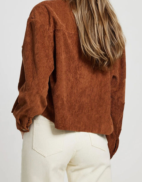 Load image into Gallery viewer, Button Up Long Sleeve Jacket
