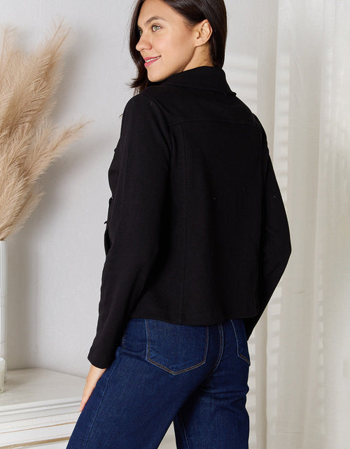Load image into Gallery viewer, Culture Code Full Size Zip-Up Jacket with Pockets
