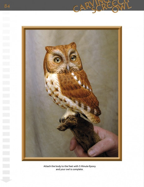 Load image into Gallery viewer, Carving the Screech Owl by Schiffer Publishing
