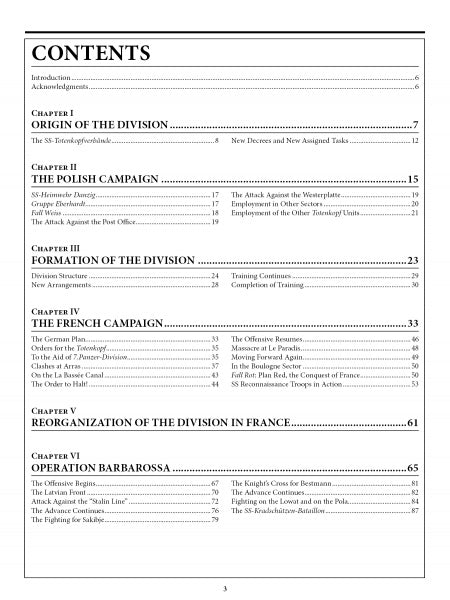 The 3rd Waffen-SS Panzer Division "Totenkopf," 1939-1943 by Schiffer Publishing