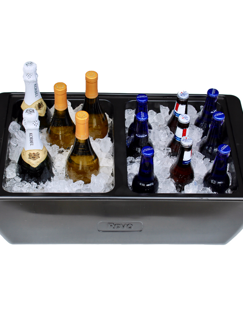 Load image into Gallery viewer, REVO Dubler HEAT | Flameless Chafer and Cooler | Deep Black by REVO COOLERS, LLC
