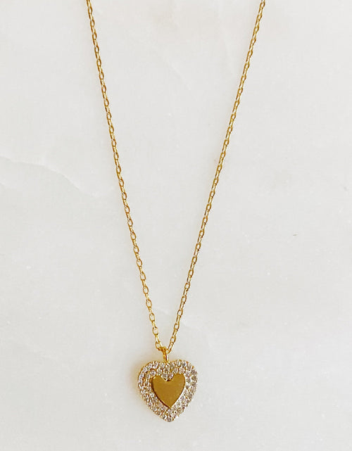 Load image into Gallery viewer, So Pretty Mini Heart Necklace by Ellisonyoung.com
