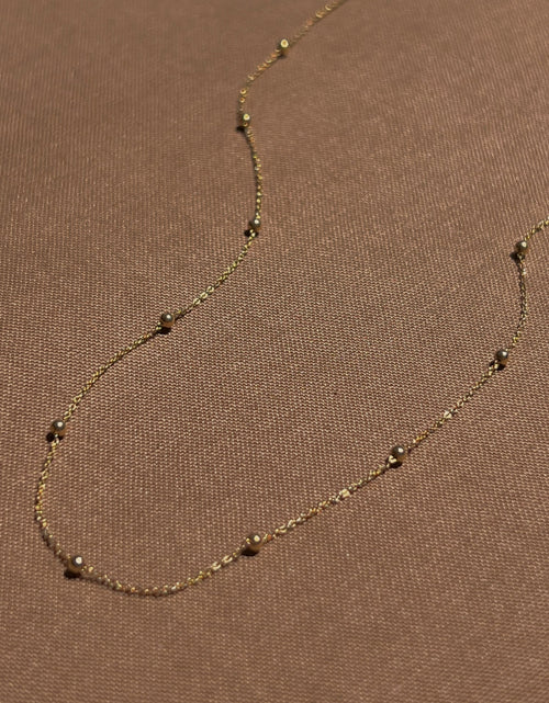 Load image into Gallery viewer, 14k Yellow Gold Satellite Necklace by Toasted Jewelry

