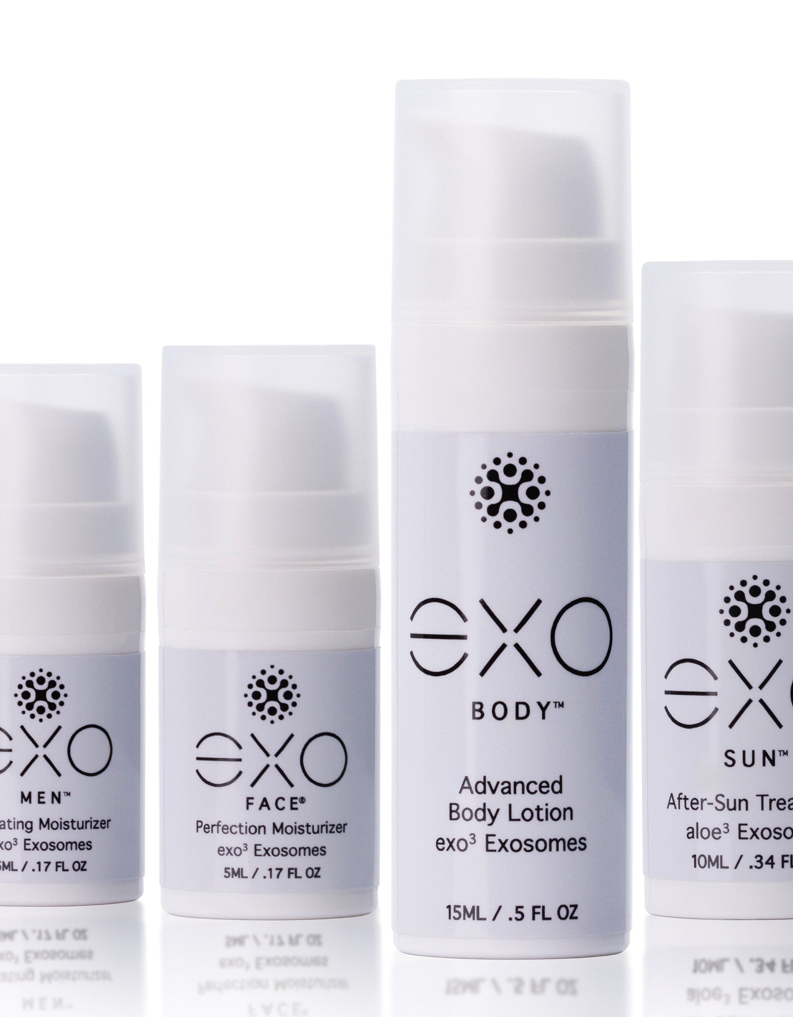 EXO Travel Size Mix, 4 bottles by Exoceuticals