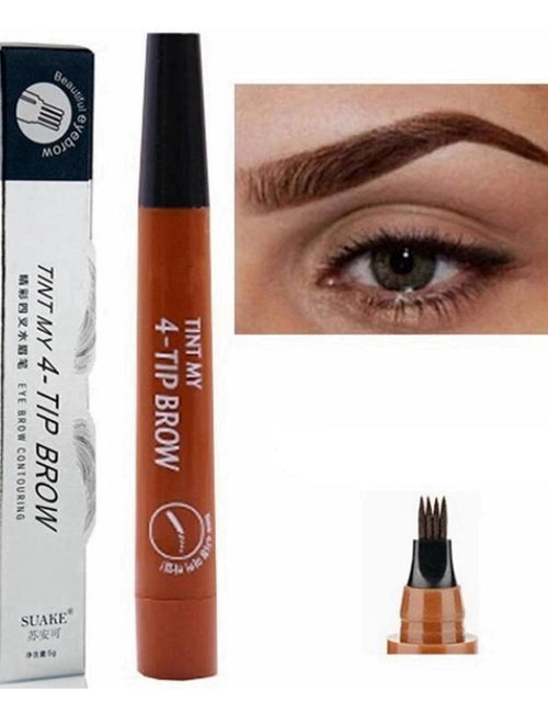 Load image into Gallery viewer, 4-TIP Waterproof BROW Liquid Eyebrow Pencil by Js House
