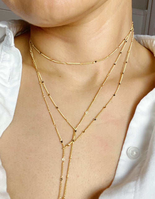 Load image into Gallery viewer, Show Me The Ways Necklace, Gold by Ellisonyoung.com

