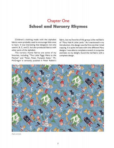 Load image into Gallery viewer, Vintage Children's Fabrics by Schiffer Publishing
