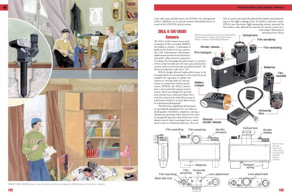 The Secret History of KGB Spy Cameras by Schiffer Publishing