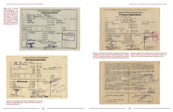 German Military Travel Papers of the Second World War by Schiffer Publishing