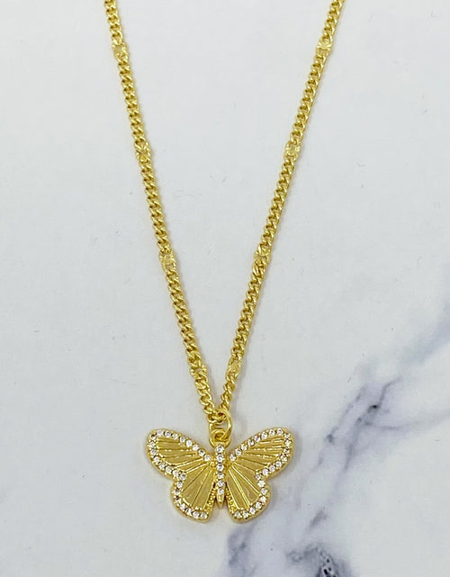 Load image into Gallery viewer, Butterfly In Flight Necklace by Ellisonyoung.com
