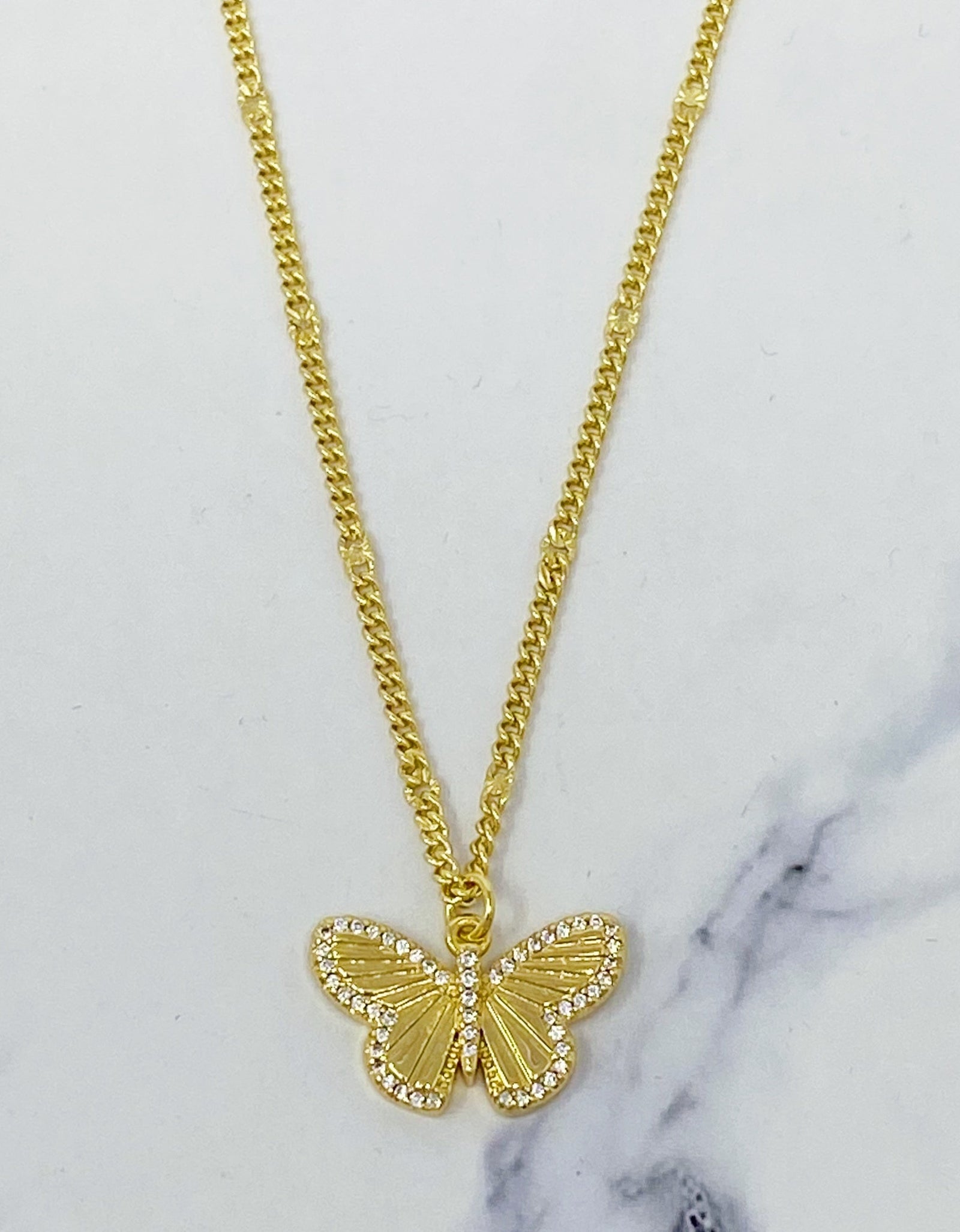 Butterfly In Flight Necklace by Ellisonyoung.com