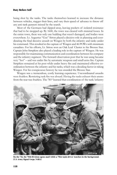Load image into Gallery viewer, Duty Before Self: The Story of the 781st Tank Battalion in World War II by Schiffer Publishing
