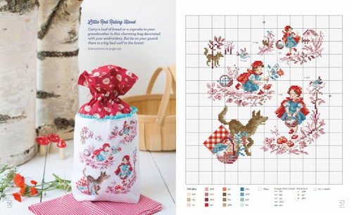 Load image into Gallery viewer, Fables &amp; Fairy Tales to Cross Stitch by Schiffer Publishing

