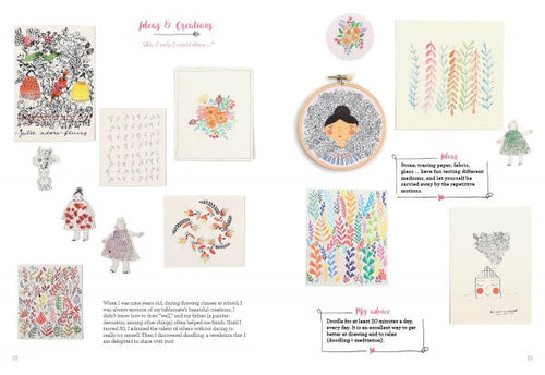 Load image into Gallery viewer, Floral Doodling Handbook by Schiffer Publishing
