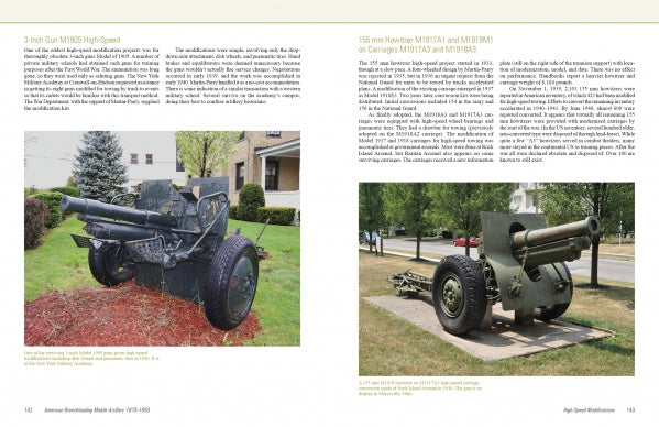 American Breechloading Mobile Artillery 1875-1953 by Schiffer Publishing