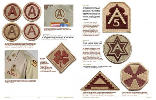 Load image into Gallery viewer, Desert Uniforms, Patches, and Insignia of the US Armed Forces by Schiffer Publishing
