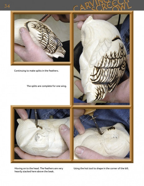 Load image into Gallery viewer, Carving the Screech Owl by Schiffer Publishing
