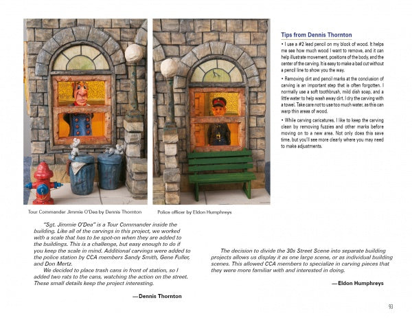 Carving a 1930s Street Scene by Schiffer Publishing
