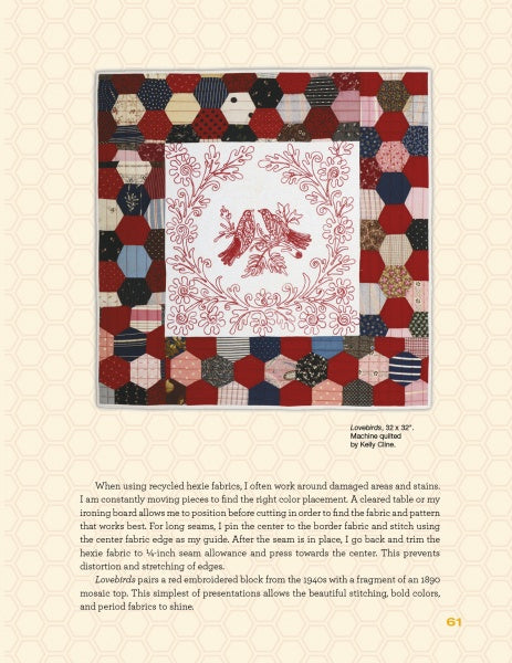 Load image into Gallery viewer, Recycled Hexie Quilts by Schiffer Publishing
