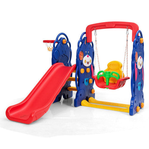 Load image into Gallery viewer, 3-in-1 Toddler Climber and Swing Playset
