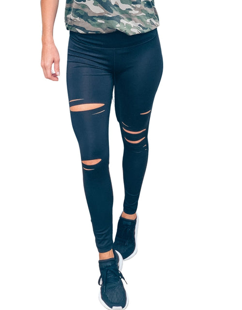 Load image into Gallery viewer, Laser Cut Highwaist Leggings *MORE COLORS* by Sweetees
