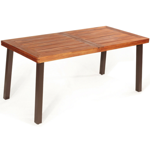 Load image into Gallery viewer, Rectangular Acacia Wood Rustic Dining Furniture Table
