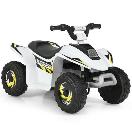 Load image into Gallery viewer, 6V Kids Electric ATV 4 Wheels Ride-On Toy-White
