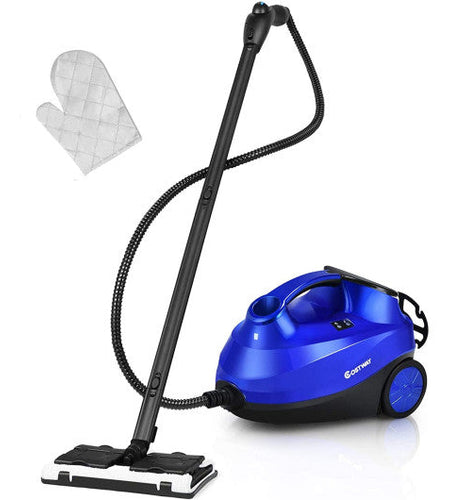 2000W Heavy Duty Multi-purpose Steam Cleaner Mop with Detachable Handheld Unit-Blue